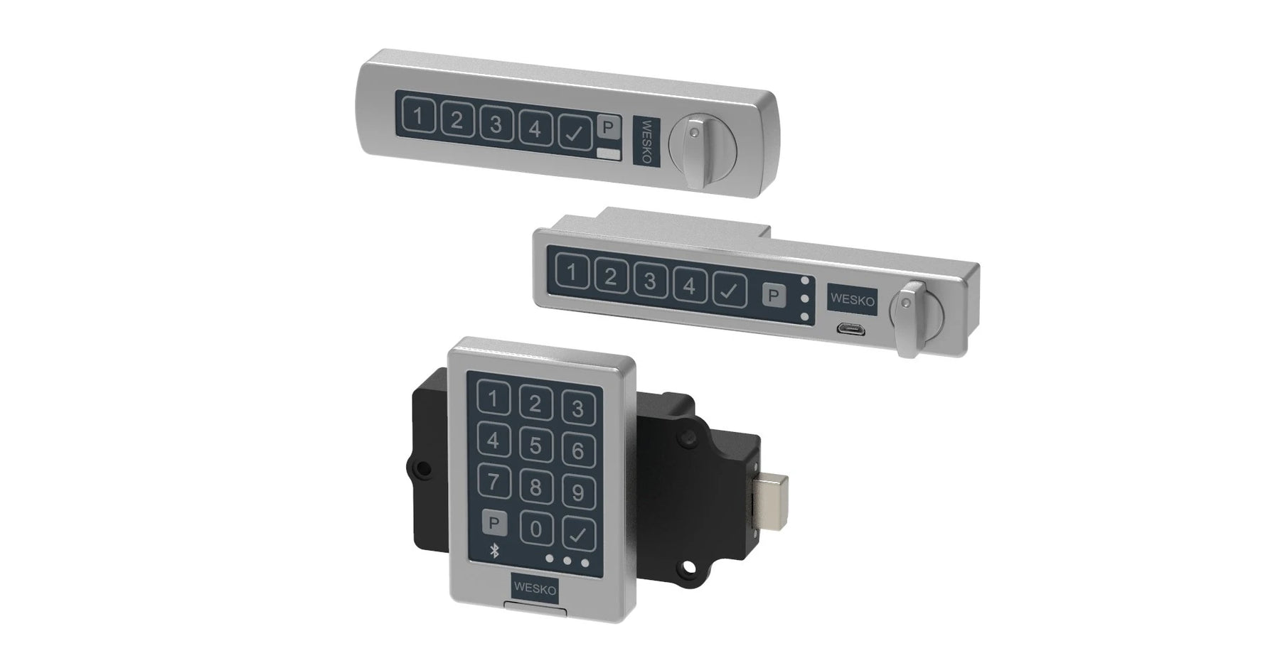 Electronic locks for office furniture