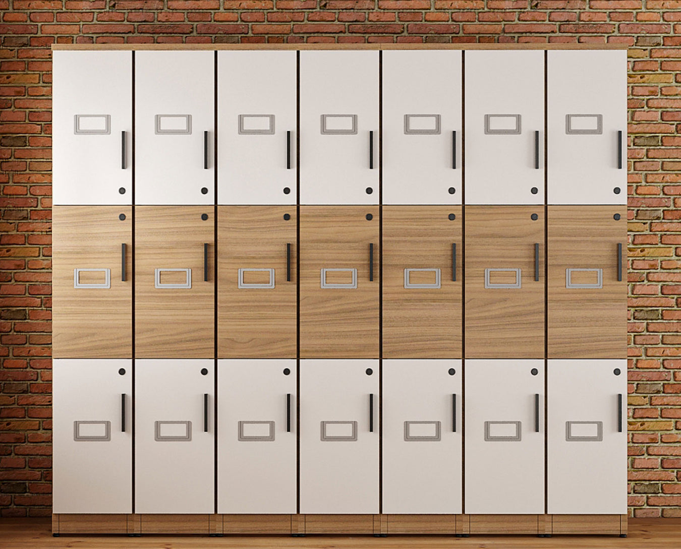 Lockers with Multi-Colours