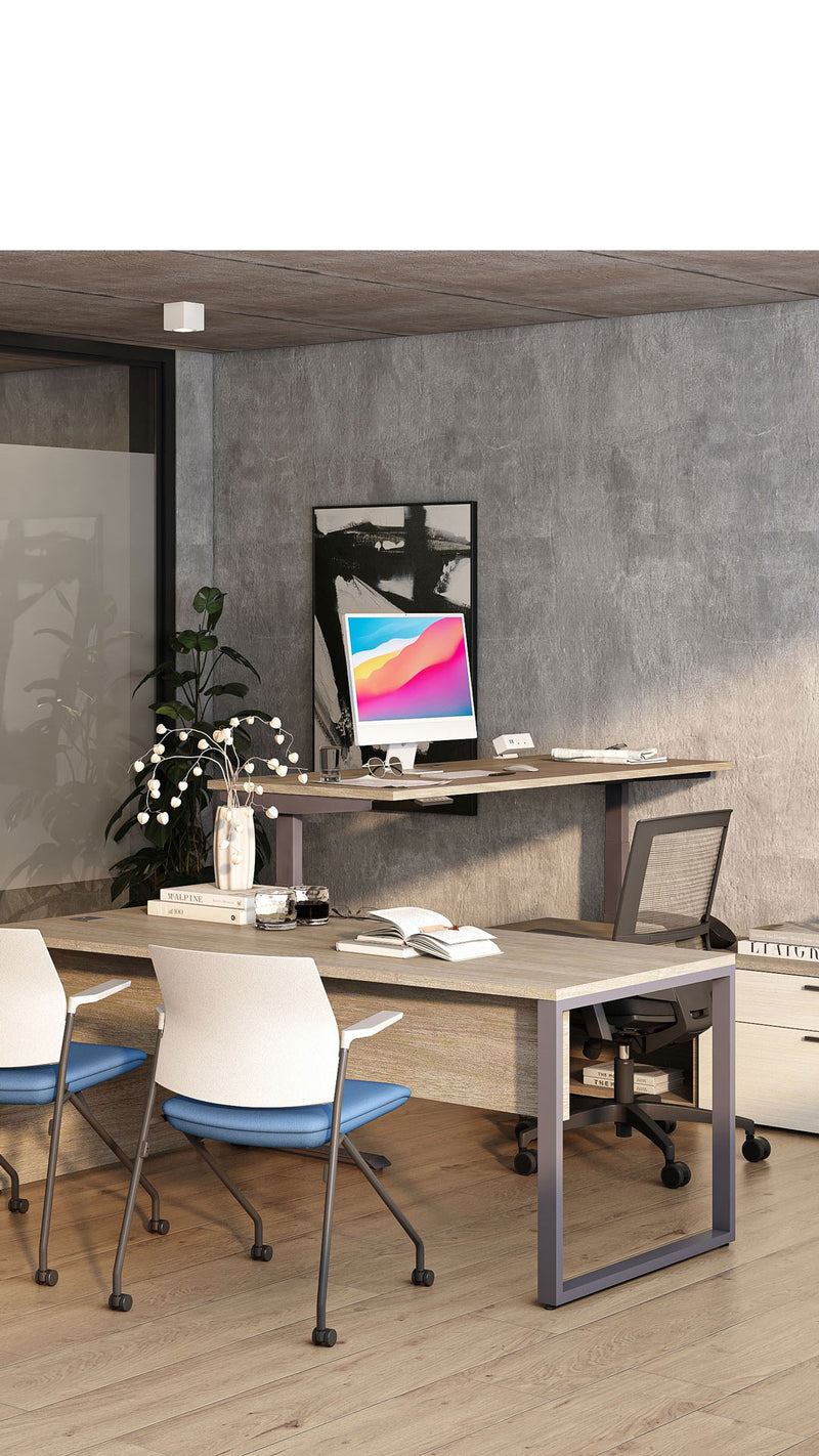 Mobile Private Office with Standing Desk