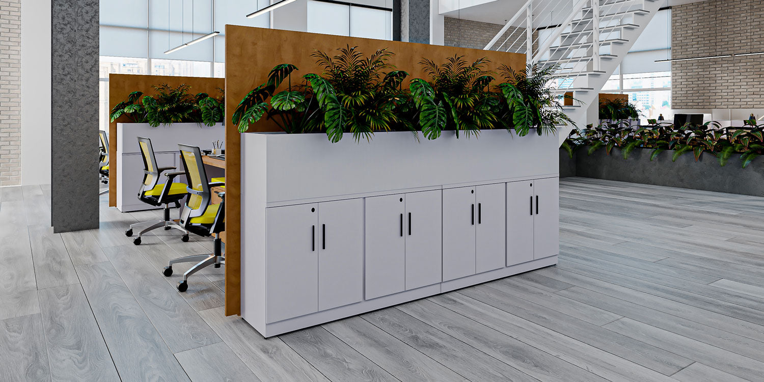 Office Planter with Storage